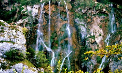 Zdjecie CHORWACJA / okolice Zagrzebia / plitvice / wodospad