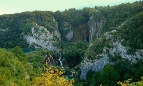 Zdjcie CHORWACJA / okolice Zagrzebia / plitvice / wodospad