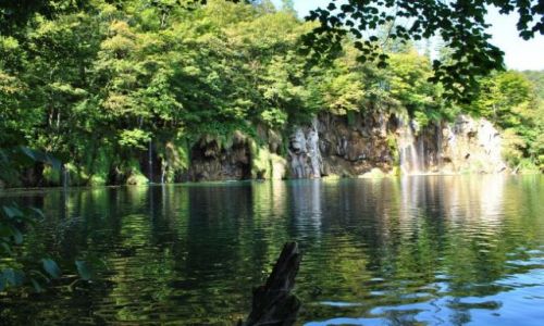 Zdjcie CHORWACJA / Plitvice / Plitvickie jeziora / wodospady pomidzy jeziorami