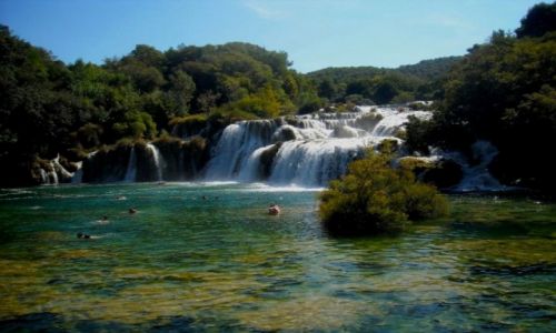Zdjecie CHORWACJA / - / Krka / Wodospady...