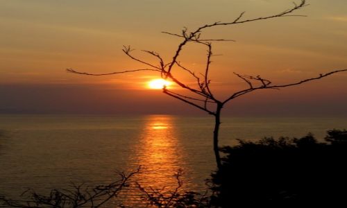 Zdjecie CHORWACJA / Dalmacja / Riwiera Makarska / tu przed zmierzchem