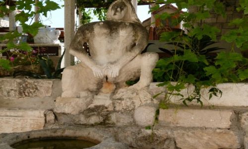 Zdjecie CHORWACJA / Dalmacja / knajpa w Dubrovniku / zaproszenie na obiad czy poczucie humoru?