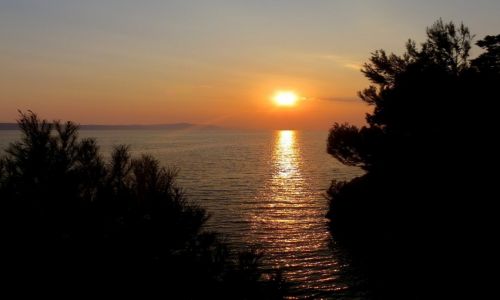 Zdjecie CHORWACJA / Dalmacja / Riviera Makarska / przed zmierzchem...