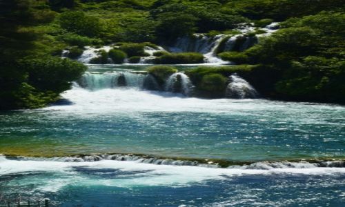 Zdjecie CHORWACJA / rodkowa Dalmacja / Park Narodowy Krka / Wodospady