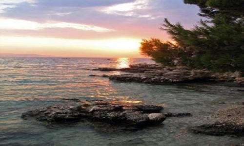Zdjecie CHORWACJA / brak / Makarska / zachód słońca