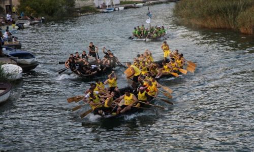 Zdjcie CHORWACJA / upania dubrownicko-neretwiaska /  Rogotin / Wycigi odzi wiosowych na rzece Neretwie