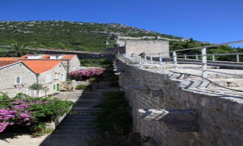 Zdjecie CHORWACJA / Pwysep Peljeac  / Ston / redniowieczne mury miejskie z czasw Republiki Dubrownickiej