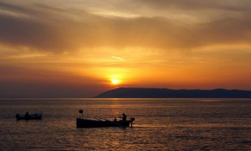 Zdjecie CHORWACJA / Dalmacja / Podgora / wrzeniowy wieczr...