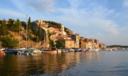 Zdjecie CHORWACJA / rodkowa Dalmacja / Szybenik / Widok na twierdze