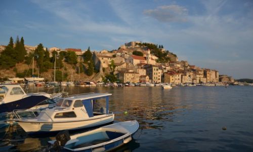 Zdjecie CHORWACJA / Poudniowa Dalmacja / Szybenik / Widok na twierdze