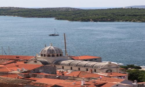CHORWACJA / Szybenik / Twierdza w. Michaa / Widok na Katedr w. Jakuba