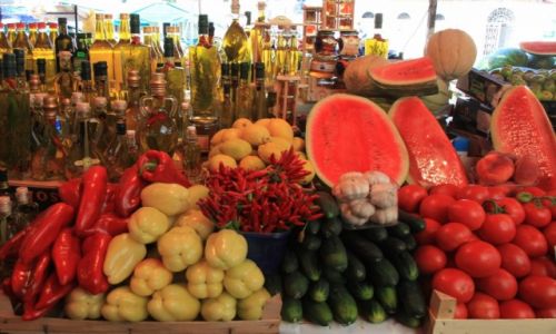 CHORWACJA / Okrg Splicko-Dalmatyski / Trogir / Kolorowe i smaczne