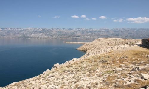 Zdjęcie CHORWACJA / Dalmacja / okolice mostu / W drodze na Pag