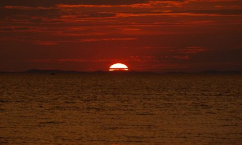 Zdj�cie CHORWACJA / Chorwacja  / Trogir / Zach�d s�o�ca Trogir