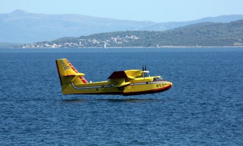 Zdjecie CHORWACJA / Dalmacja / Omi / gaszenie poaru z powietrza 2