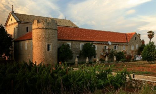 Zdjecie CHORWACJA / rodkowej Dalmacji -Hvar /  Stari Grad  /  Klasztor dominikaski 