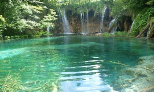 Zdjcie CHORWACJA / - / Park Narodowy Jezior Plitvickich / wodospadki