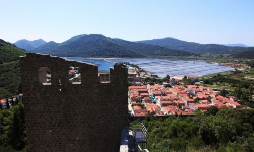Zdjęcie CHORWACJA / Półwysep Pelješac / Ston / Ponad murami