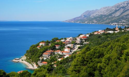 Zdjecie CHORWACJA / Riviera Makarska / Brela / kobaltowy, lapis-lazuli, czy moe paryski bkit?