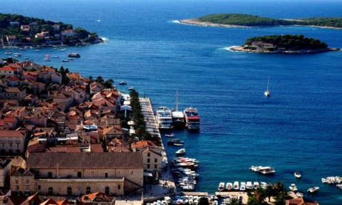 Zdjecie CHORWACJA / Hvar / Hvar / jachty ju odpyny...