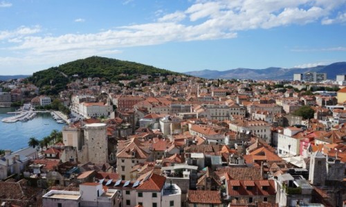 Zdjecie CHORWACJA / Dalmacja / Split / miasto cesarza Dioklecjana...