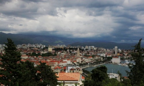 Zdjecie CHORWACJA / Split / Wzgrze Marjan / Panorama miasta