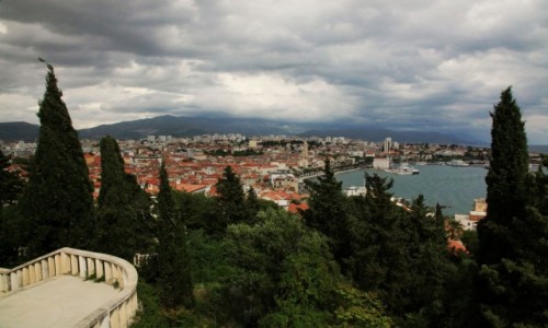 Zdjcie CHORWACJA / Split / Wzgrze Marjan / Przed burz