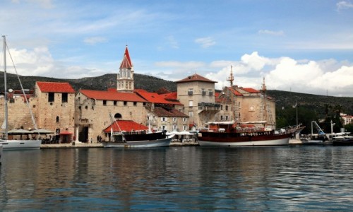 Zdjcie CHORWACJA / rodkowa Dalmacja / Widok z wyspy / Trogir