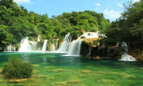 Zdjcie CHORWACJA / rodkowa Dalmacja / Wodospady Krka / wodospady...