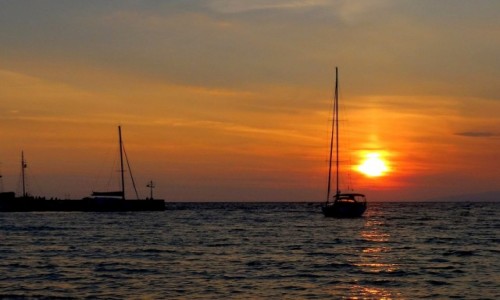 Zdjecie CHORWACJA / Peljesac / Zuljana / wieczorem w porcie...