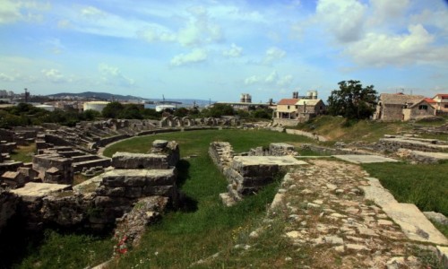 Zdjecie CHORWACJA / Split / Solin / Ruiny amfiteatru rzymskiego Salonae