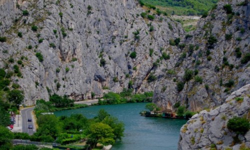 Zdjcie CHORWACJA / - / Omis / Kanion rzeki Cetina