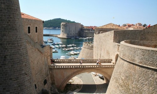 Zdjecie CHORWACJA / Dalmacja / Dubrovnik / Mury Dubrownika