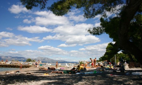 Zdjcie CHORWACJA / Pwysep Peljesac / Trpanj / Miejska plaa
