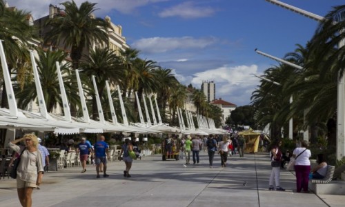 Zdjcie CHORWACJA / - / Split / bulwar w Splicie