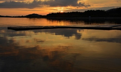 Zdjcie CHORWACJA / Vidice / Vodice / zmierzch