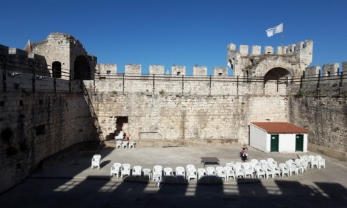 CHORWACJA / Dalmacja / Trogir / Twierdza Kamerlengo w rodku