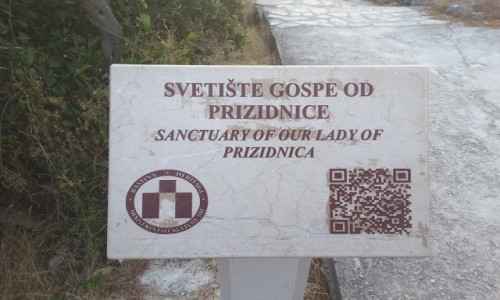 CHORWACJA / Dalmacja / Ciovo / Koci Naszej Pani z Prizidnicy - pocztek cieki 