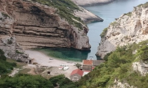 Zdjecie CHORWACJA / Vis / Stiniva / Plaa
