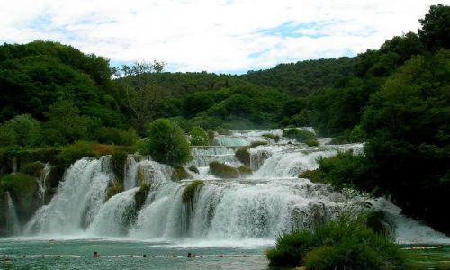 Zdjcie CHORWACJA / Dalmacja / park Krka / woda