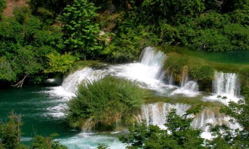 Zdjcie CHORWACJA / Dalmacja / park Krka / woda