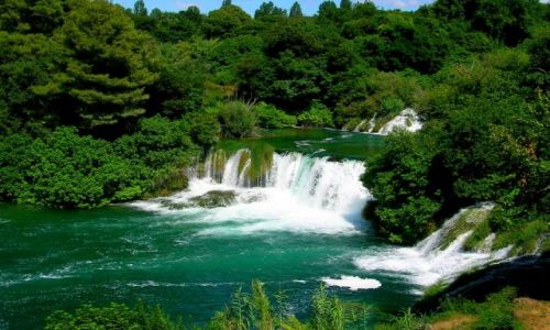 Zdjcie CHORWACJA / Dalmacja / park Krka / woda