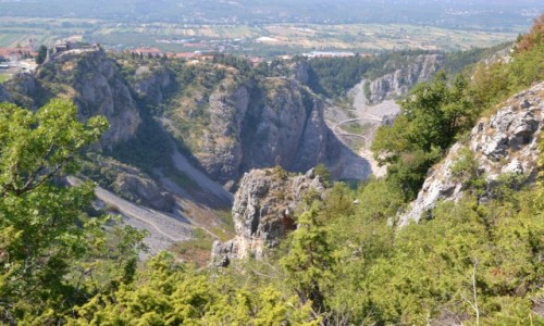 Zdjcie CHORWACJA / upania splitsko - dalmatyska / Imotski / Widok na twierdz Topana