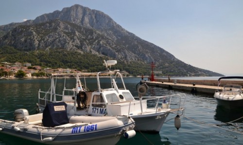 Zdjcie CHORWACJA / upania splitsko - dalmatyska / Gradac / Widok na Sv. Ilija