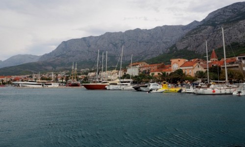 Zdjecie CHORWACJA / Riviera Makarska / port Makarska / miejsce szczeglne...