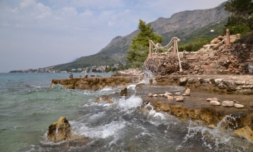 Zdjcie CHORWACJA / upania splitsko - dalmatyska / Gradac / Widok na Brist