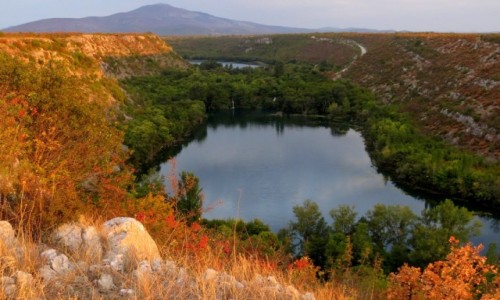 Zdjecie CHORWACJA / Dalmacja rodkowa / Park Narodowy Krka / w wieczornym wietle...