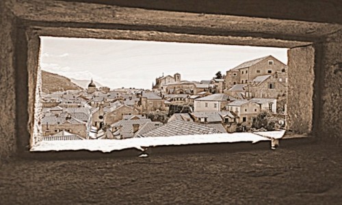 Zdjecie CHORWACJA / DALMACJA / DUBROVNIK / okienko...