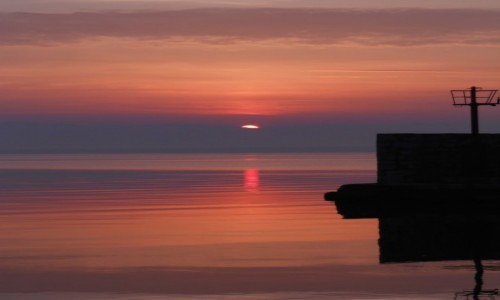 Zdjcie CHORWACJA / silba / silba / wschd nad morzem 