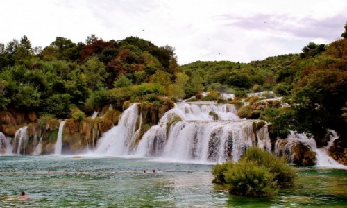 Zdjecie CHORWACJA / Dalmacja / Park Narodowy Krka / Wodospad Skradinski Buk